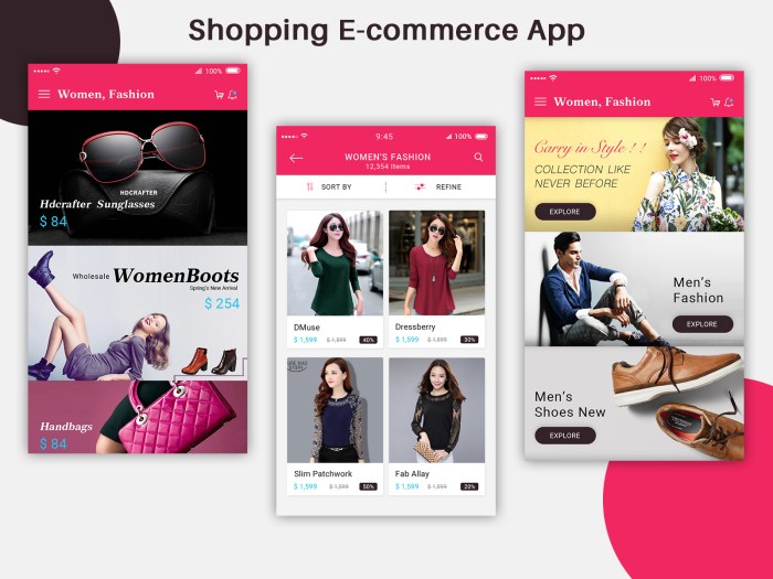 E-commerce mobile apps
