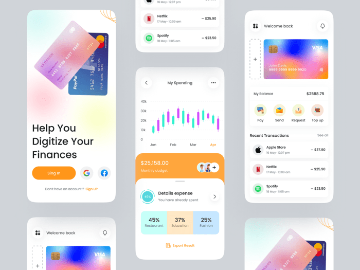 Fintech mobile apps