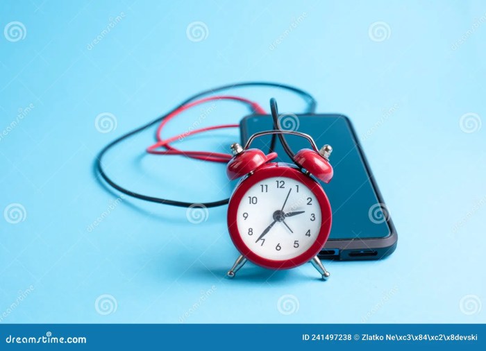 Internal clock smartphone