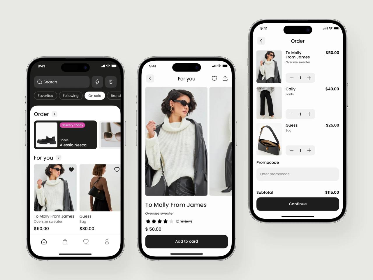 E-commerce mobile apps