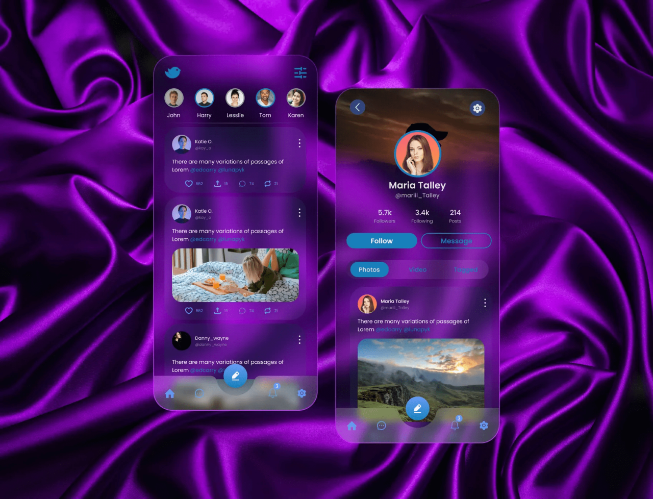 Social media apps